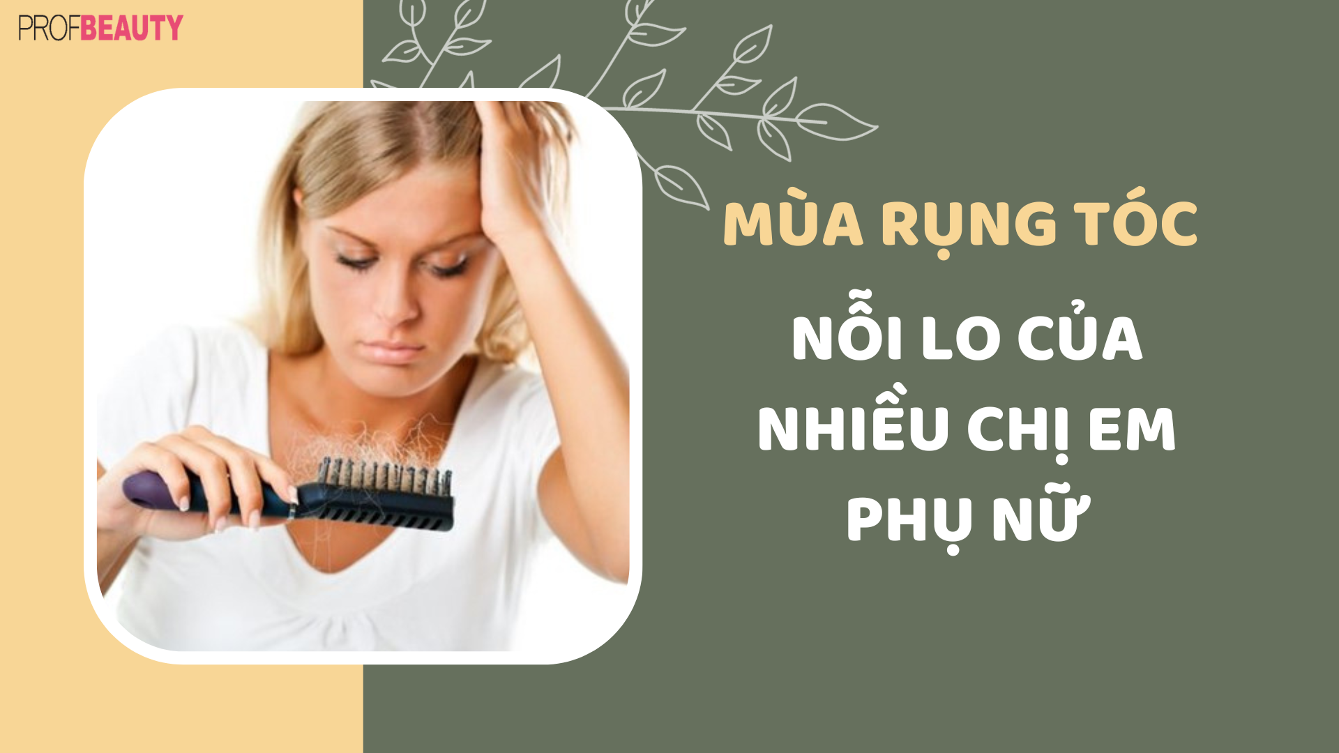 Mùa rụng tóc: Nỗi lo của nhiều chị em phụ nữ